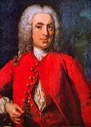 unknow artist Portrait of Carolus Linnaeus oil painting on canvas